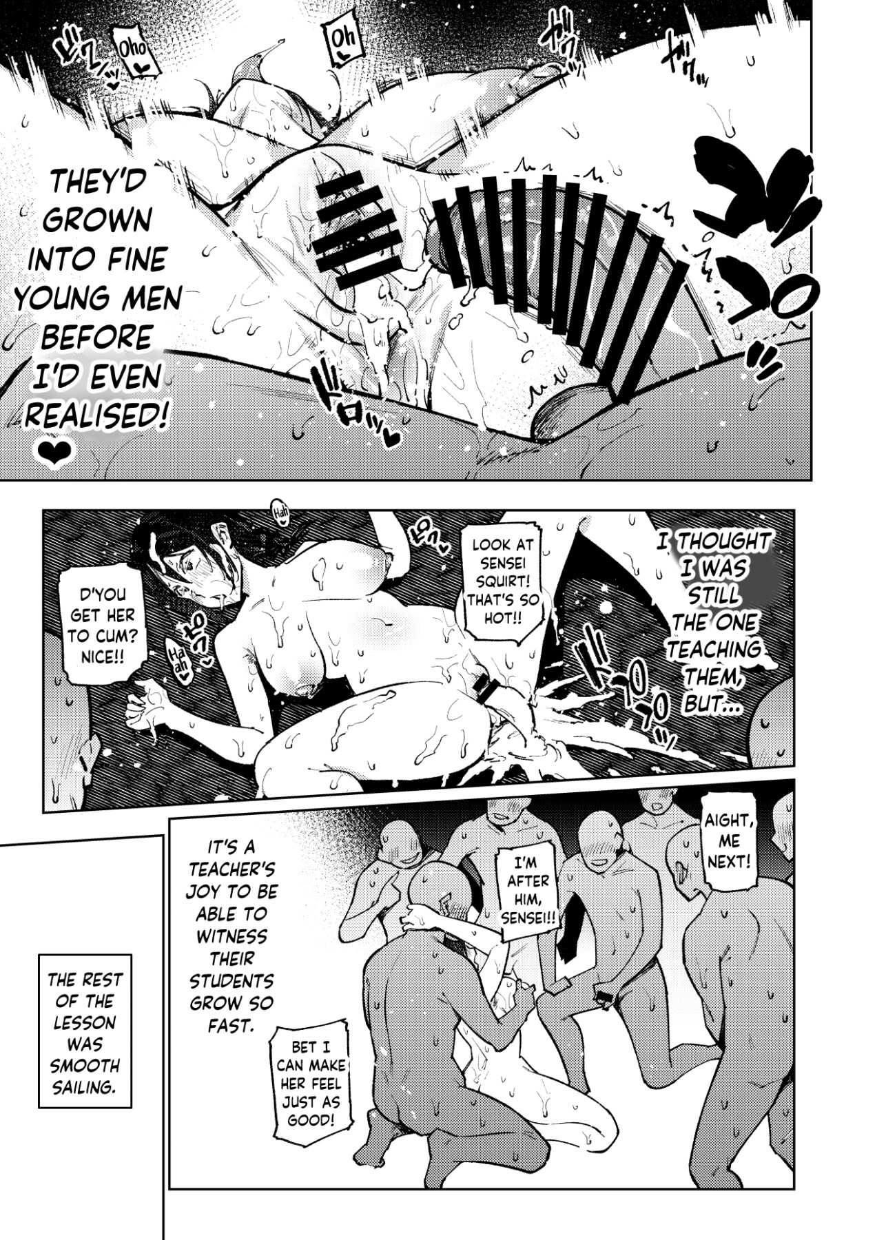 Hentai Manga Comic-Komori-sensei Comes Out of Her Shell-Read-38